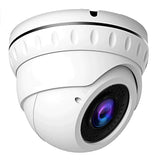 2MP Full HD True WDR PoE IP Dome Camera 2.8-12mm Lens  WideAngle Lens Onvif IR Night Vision Weatherproof Best for Home/Business Security 3 Year Warranty (White) - 101AVInc.