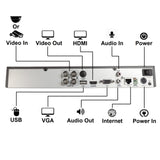 [LTD-04TCB3] 4CH 1080P 5in1 (TVI, AHD, CVI, Analog CVBS and IP) DVR w/ HDMI BNC VGA Output Mobile-APP Motion Real Time Recording