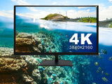 [NEW] [MT-G2704K] 101AV 27" 4K UHD Professional LED Monitor, 3840 x 2160 (4K up to 60Hz) Resolution, Build-in 3D Comb Filter & De-Interlace, 3X HDMI + 1x DP Video Inputs, 1.073G Color, Slim Design