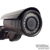 CCTV 800TVL Bullet Camera 2.8-12mm Variable Focal Lens 1/3” SONY Super HAD II CCD 36pcs IR LEDs DC12V OSD Control WDR Smart IR Day Night Outdoor Weatherproof - 101AVInc.