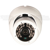 1000TVL CCTV Outdoor Dome Camera 3.6mm Wide View WDR Smart IR 65' Day Night (White) - 101AVInc.