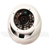 1000TVL CCTV Outdoor Dome Camera 3.6mm Wide View WDR Smart IR 65' Day Night (White) - 101AVInc.