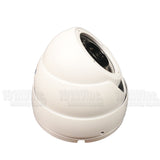 1000TVL CCTV Outdoor Dome Camera 3.6mm Wide View WDR Smart IR 65' Day Night (White) - 101AVInc.