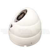 1000TVL CCTV Outdoor Dome Camera 3.6mm Wide View WDR Smart IR 65' Day Night (White) - 101AVInc.