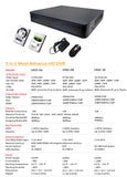 New [UND-16] 16CH Hybrid H.265/H.264 5in1 (TVI, AHD, CVI, Analog CVBS and IP) HD DVR w/ HDMI VGA Output Mobile-APP Motion Real Time Recording