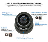 1080P TVI/AHD/CVI/CVBS 3.6mm Fixed Lens SONY STARVIS 2.4 MP Image Sensor IR In/Outdoor (Charcoal) - 101AVInc.