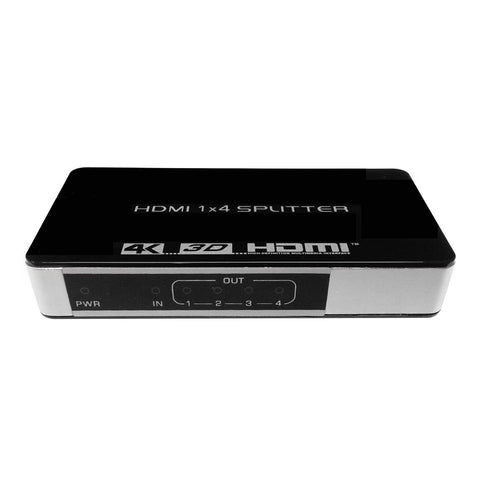 Latest Generation 4Kx2K High Speed 4 ports HDMI 1x4 Splitter Full HD 3D 1080P - 101AVInc.