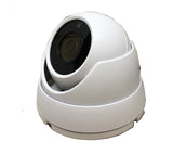 2MP 4in1 TVI/AHD/CVI/CVBS 2.8mm Fixed Lens Surveillance Dome Camera DWDR OSD menu Indoor Outdoor for CCTV DVR Home Office Surveillance Security (White) - 101AVInc.